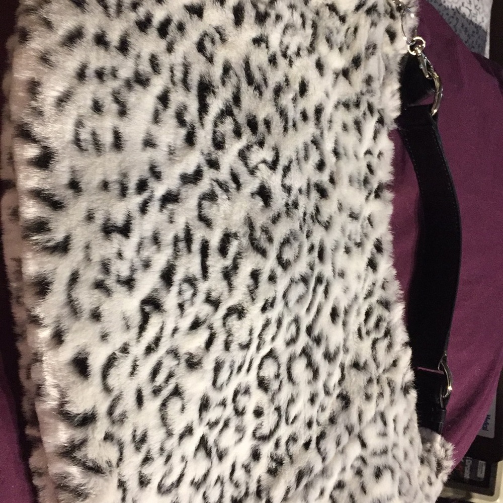 Fur handbag